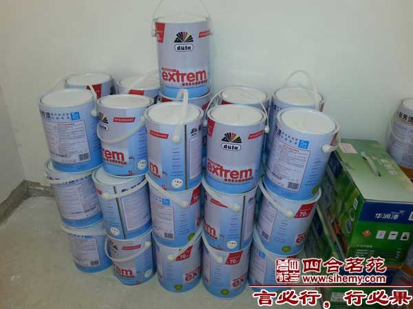 施工現場安全,涂料安全明文擺放規范